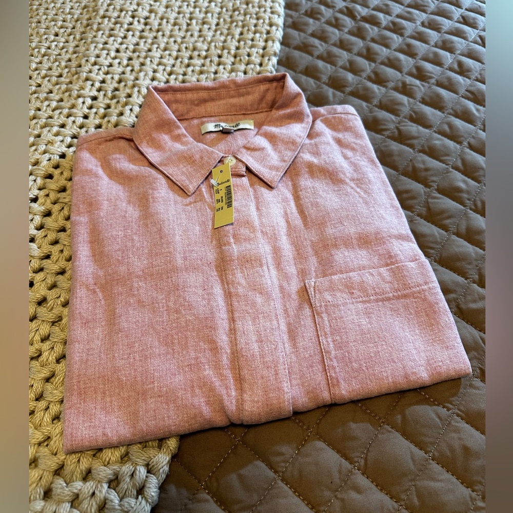 NWT Women’s Madewell Flannel Shirt - Size Small